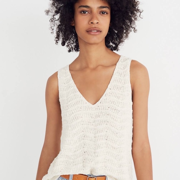 Madewell Crocheted Sweater Tank | Poshmark